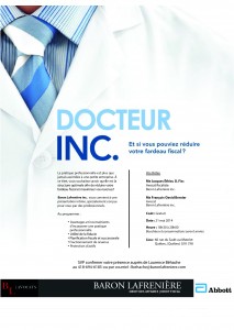 Depliant conférence fiscalité